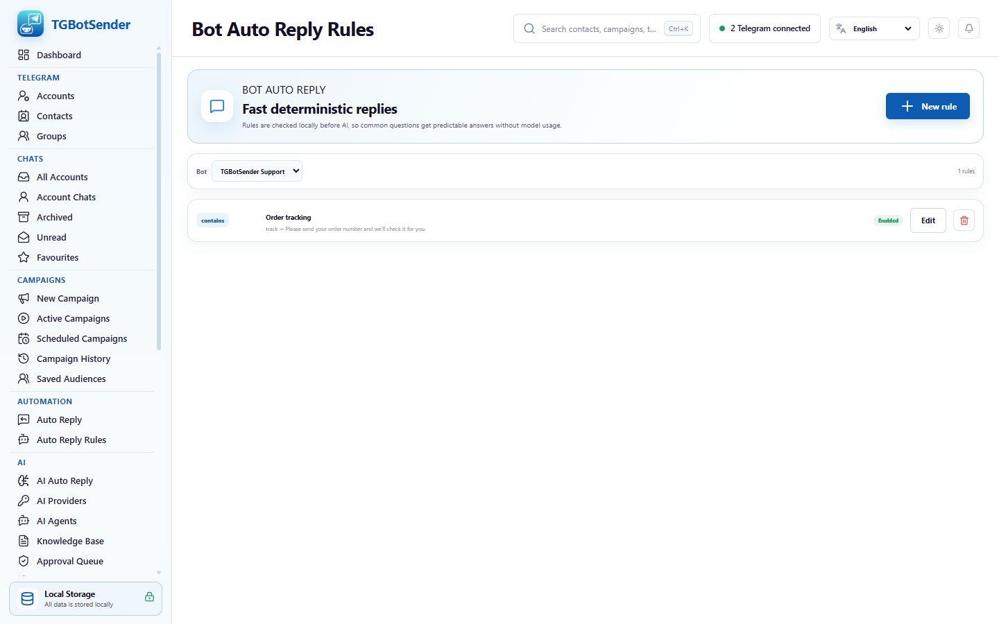 Bot rules